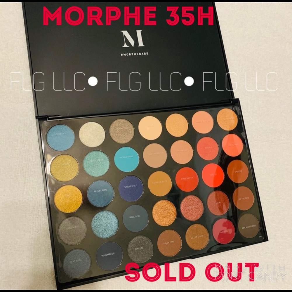 Morphe 35H Hot Spot Eyeshadow Palette SOLD OUT